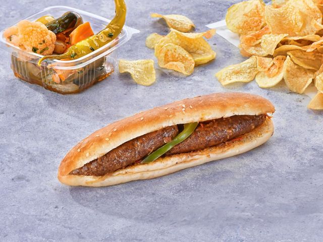Oriental Sausage Sandwich