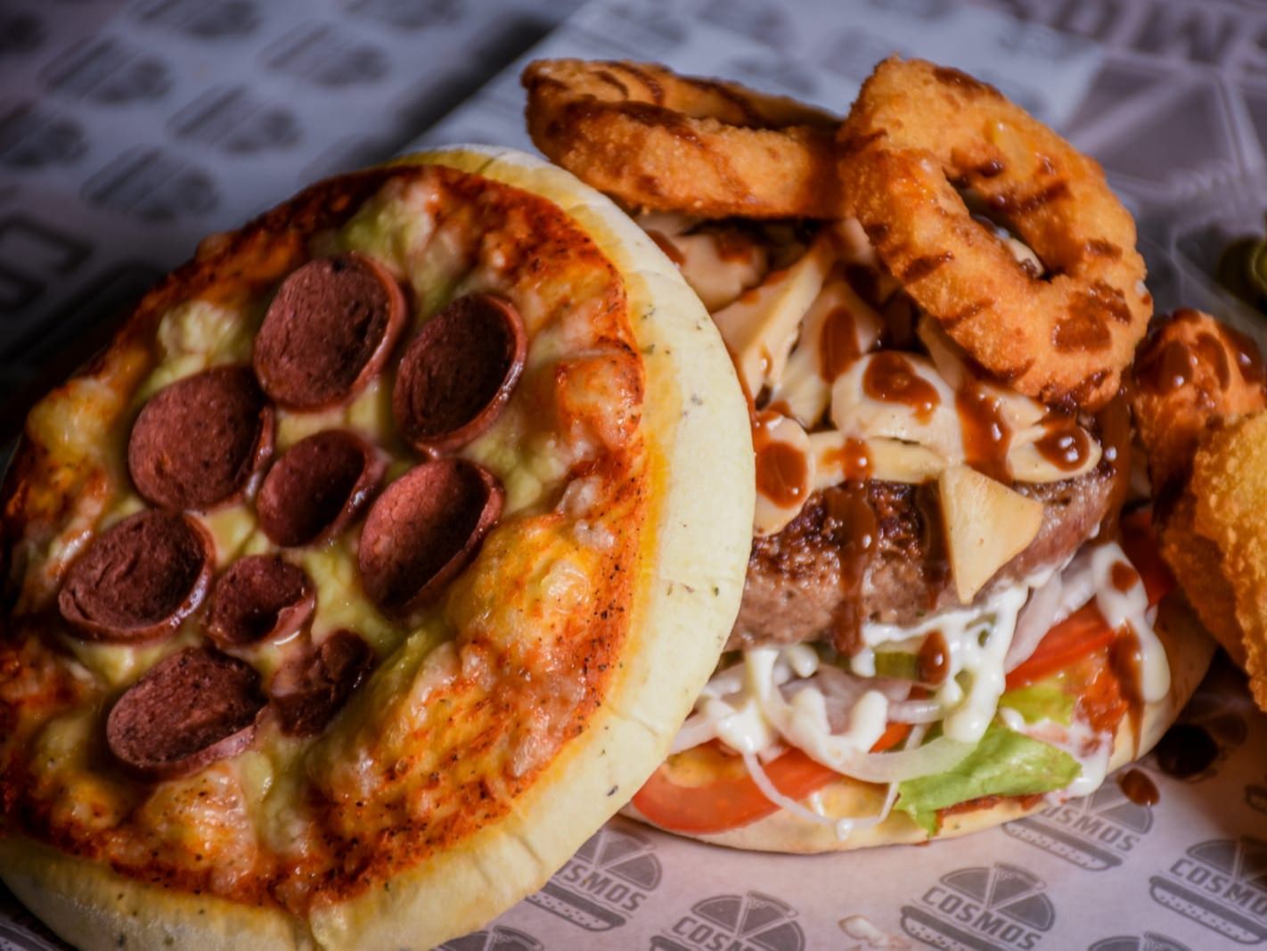 Crazy Ranch Pizza Sandwich