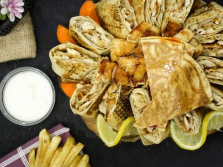 Double Arabic Chicken Shawerma Meal