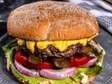 double classic beef burger