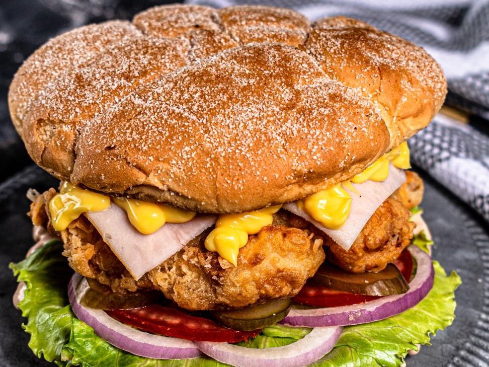 double crispy chicken burger