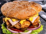 double crispy chicken burger