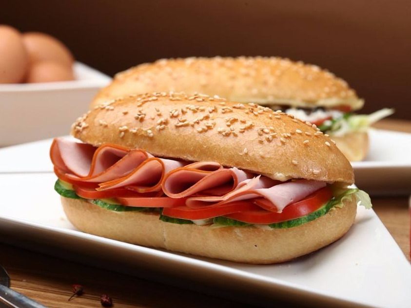 Roumi Cheese Sandwich On Luncheon