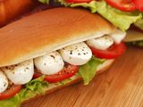 Boiled Egg Sandwich With White Cheese