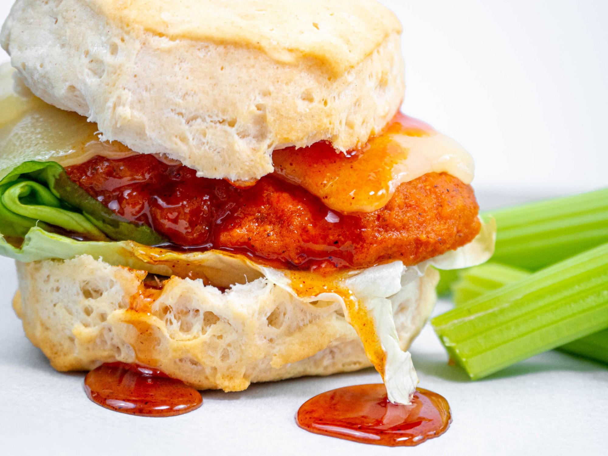 Crispy Chicken With Our Special Sauce Sandwich