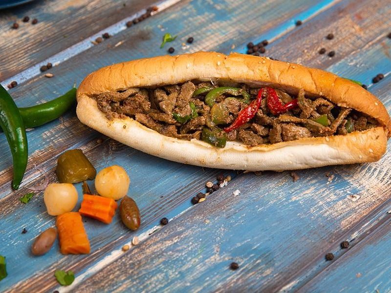 Alexandrian Liver With Chili Green Pepper Sandwich
