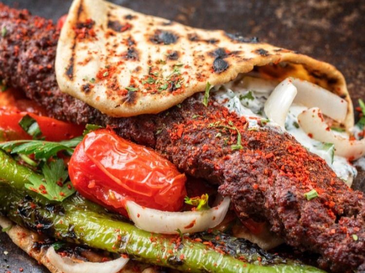 Charcoal Grilled Kebab Sandwich