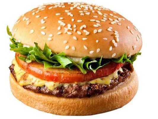 Plain Baladi Meat Burger Sandwich