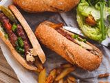 Oriental Sausage Sandwich