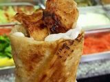 Medium Syrian bread Chicken Shawerma sandwich