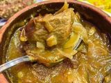 Casserole Beef Kebab Halla With Onions