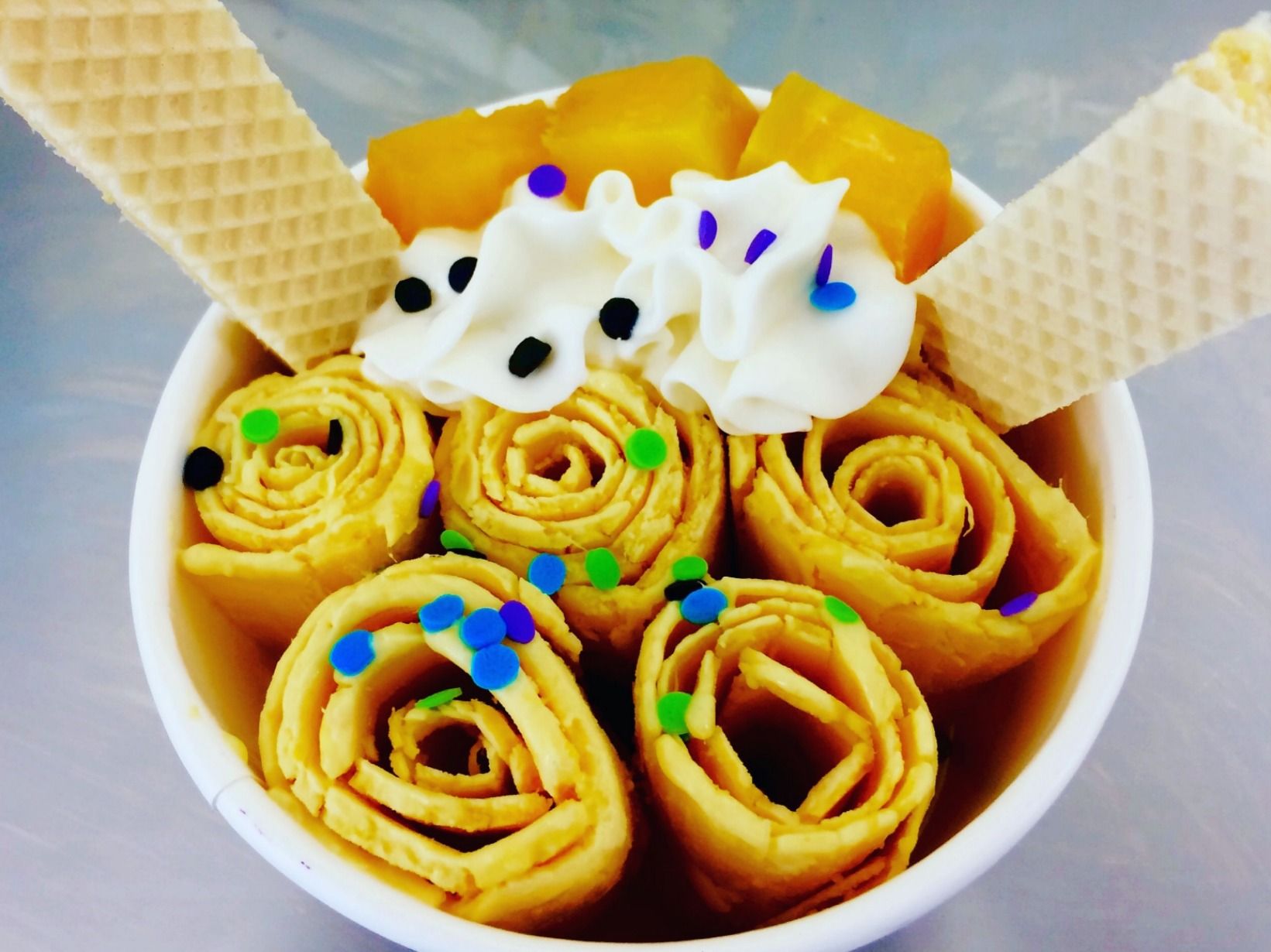 Lotus Ice Cream Roll
