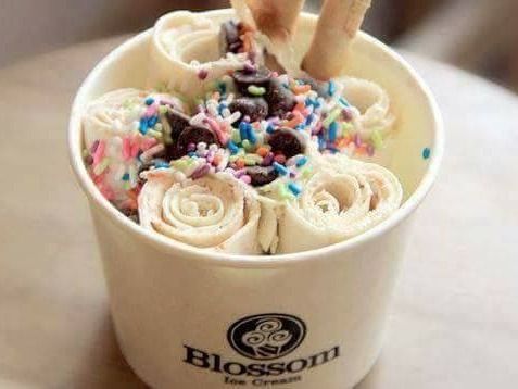 Banana Ice Cream Roll