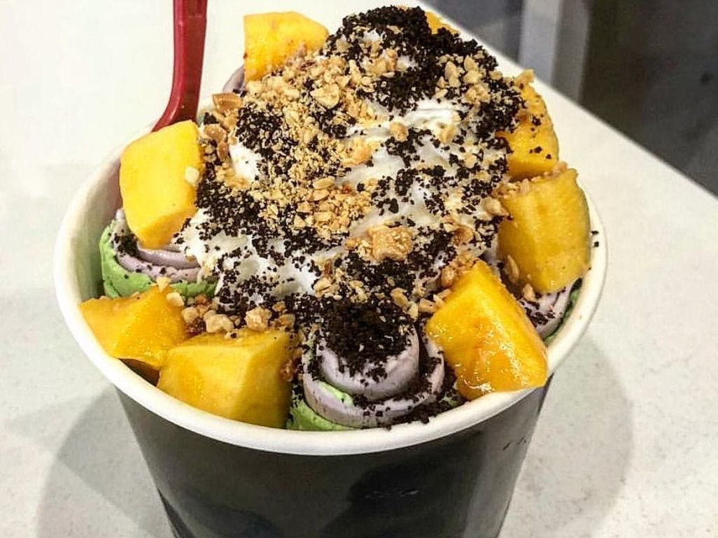 Mango Ice Cream Roll