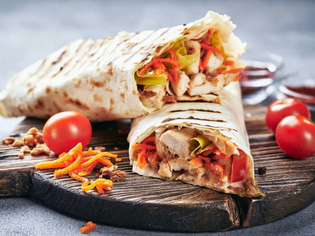 Syrian Chicken Shawerma Sandwich