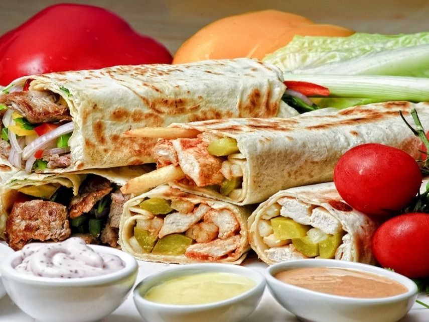 Large Mix Syrian Shawerma Sandwich