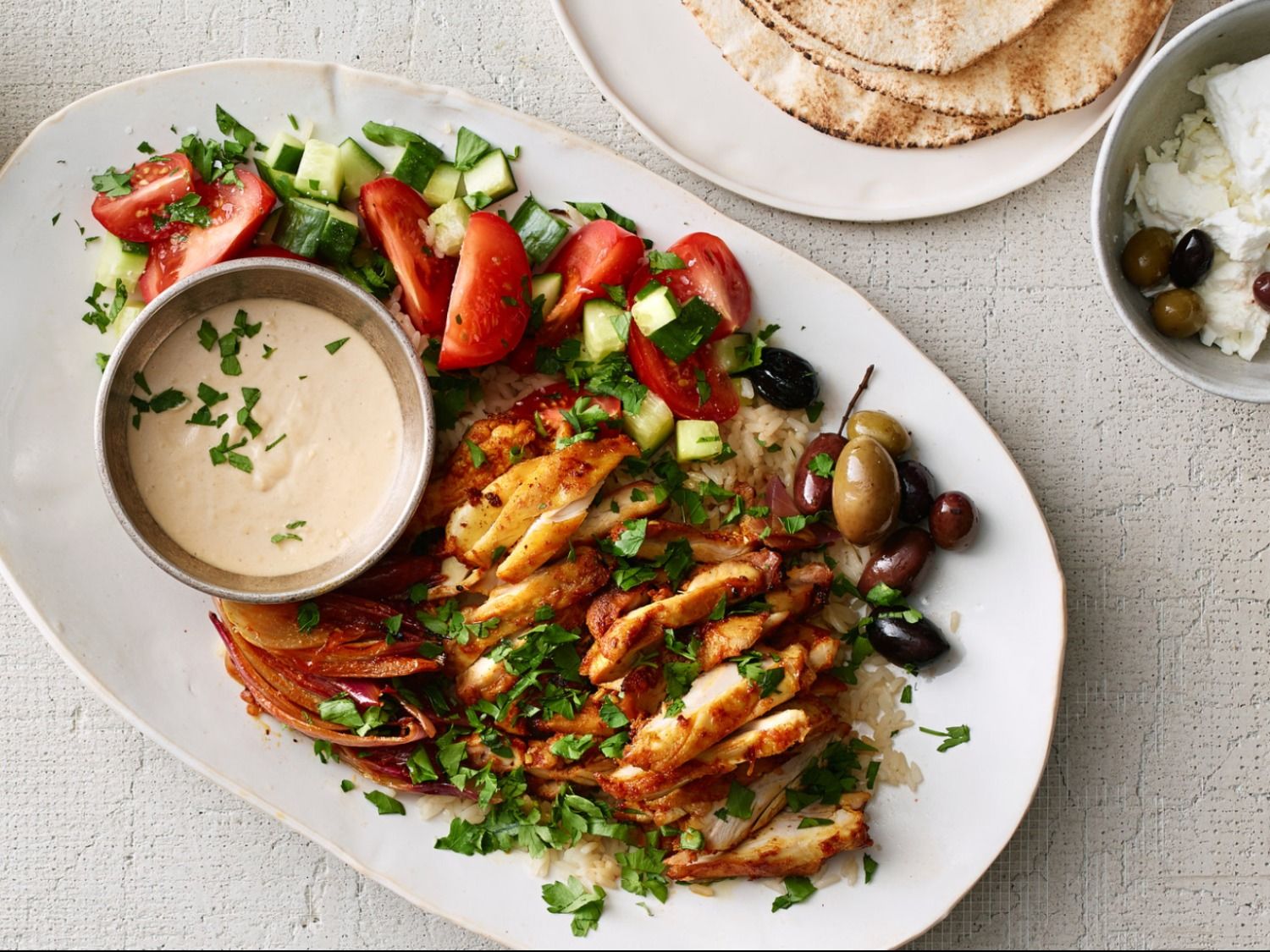 Turkish Chicken Shawerma Meal