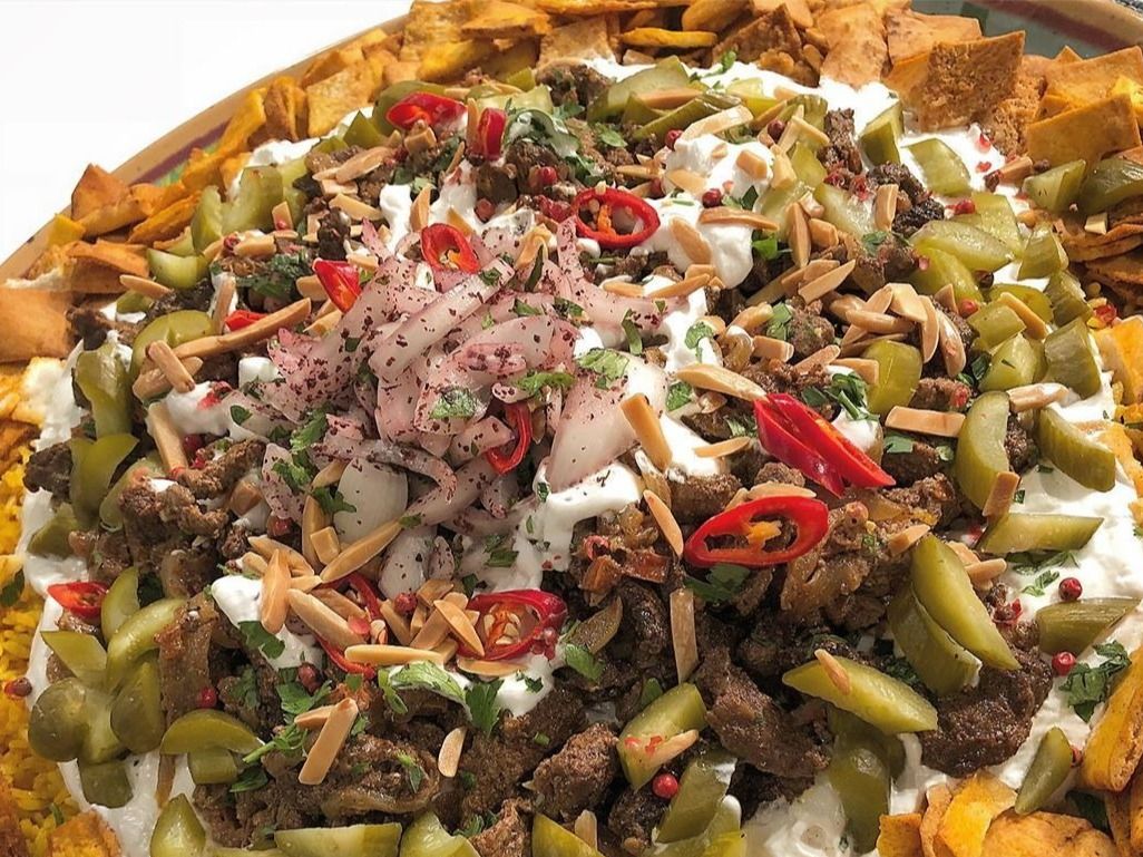 Meat Shawerma Fatteh