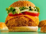 Plain Chicken Burger Sandwich