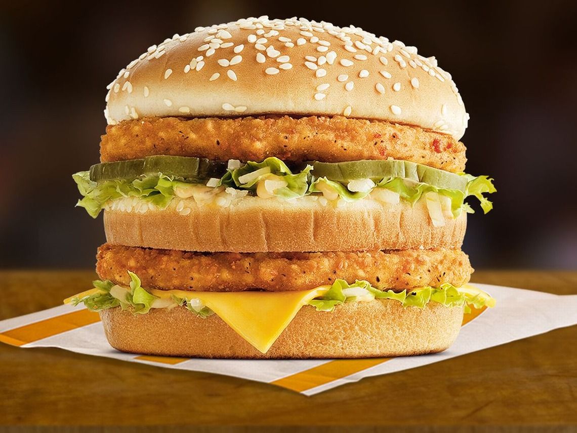 Double Chicken Burger Sandwich