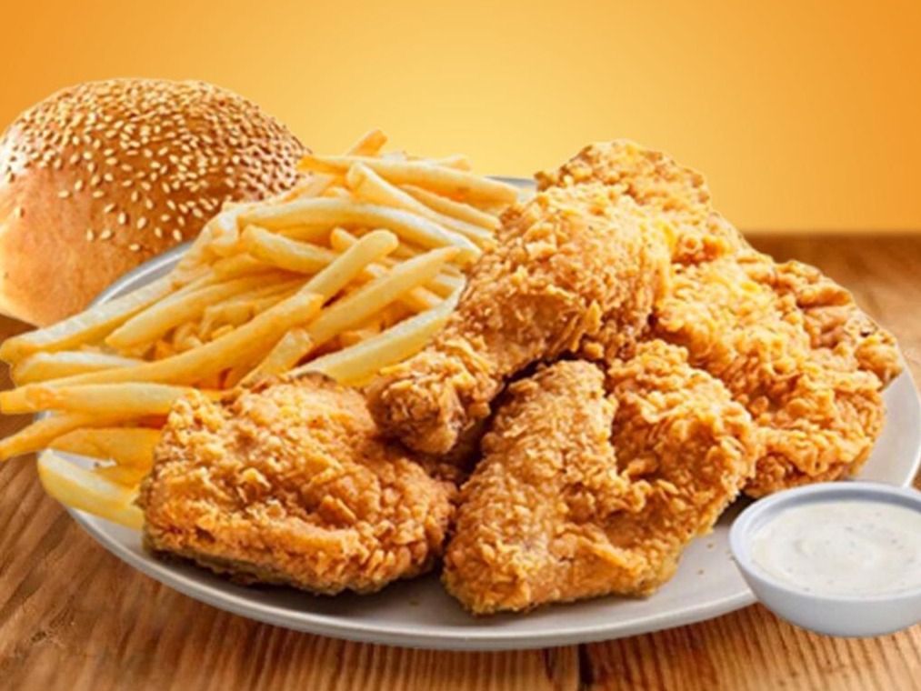 Half Broasted Chicken 4 Pieces