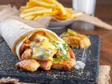 Chicken Shawarma Sandwich With Mozzarella Cheese