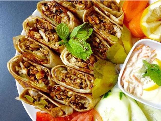 Arabic Chicken Shawerma Meal
