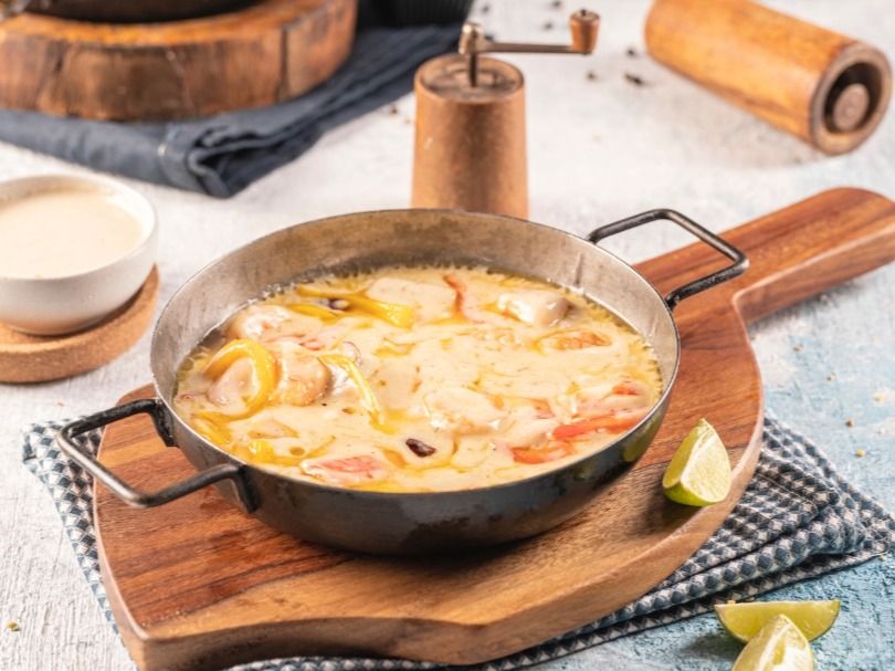 Cheese Pan With Crabs