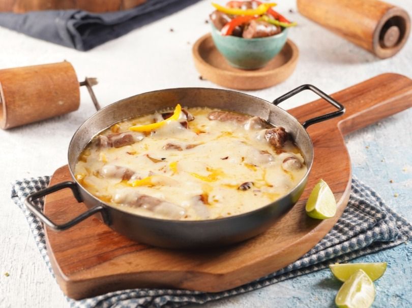 Cheese Pan With Sausage