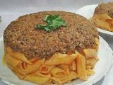 Pasta With Balade Minced Meat Casserole