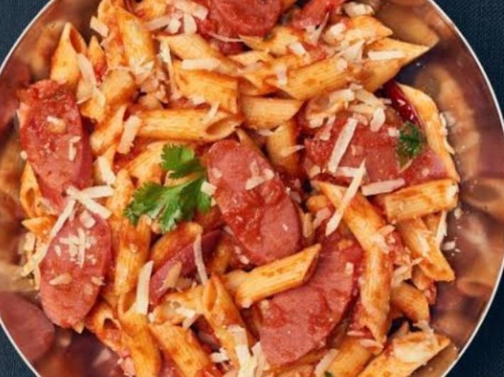 Hot Dog Pasta