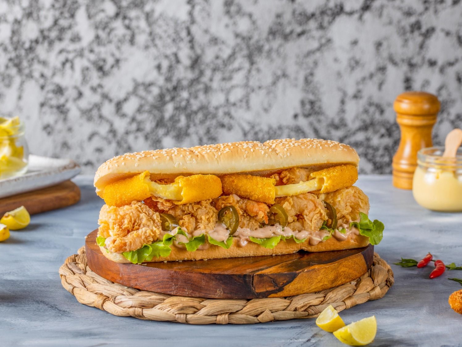 Shrimpotle Sandwich