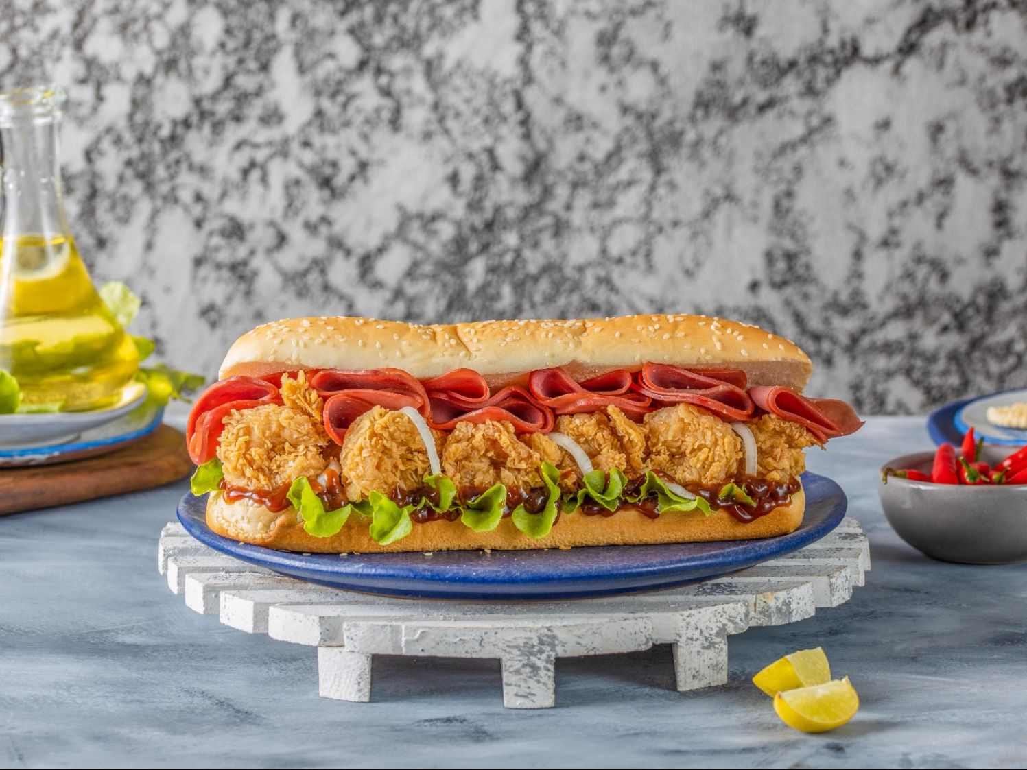 Smoky Po Boy Sandwich