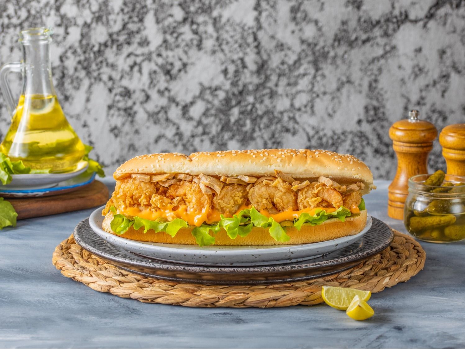 Shrimps Island Sandwich