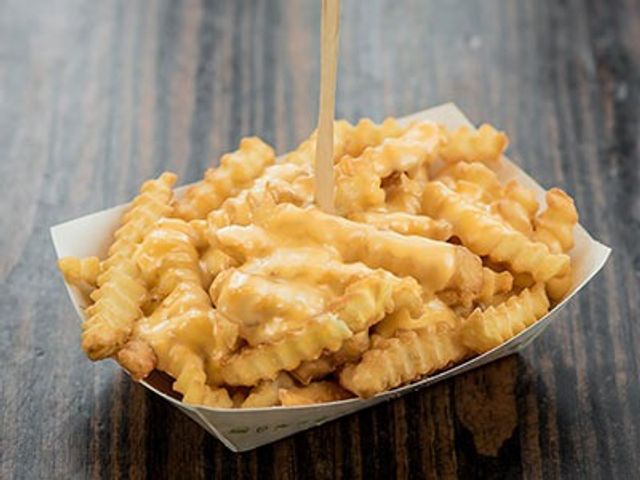 french fries with cheddar cheese Sandwich