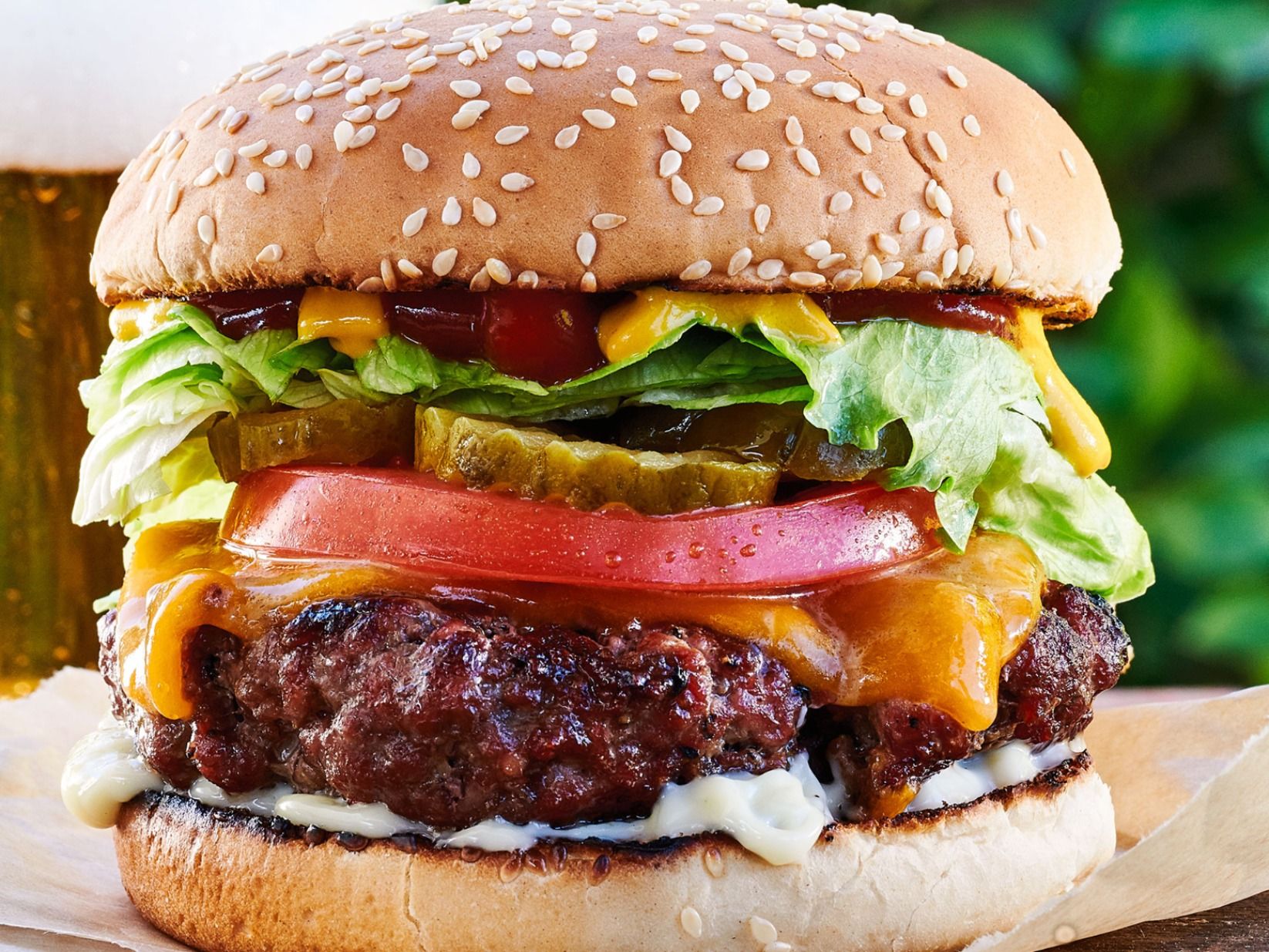 Smoke Mayonnaise Burger Sandwich