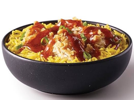 Rice With Chicken Pieces