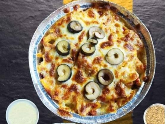 Meat With Mozzarella Cheese Casserole