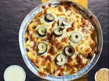 Meat With Mozzarella Cheese Casserole