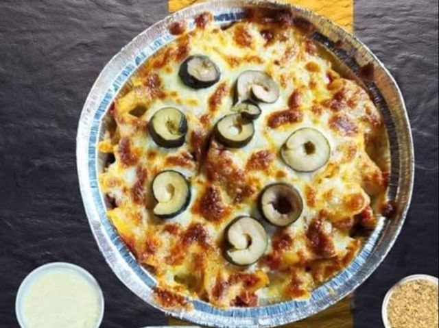 Meat With Mozzarella Cheese Casserole
