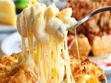 pasta with mix cheese pan
