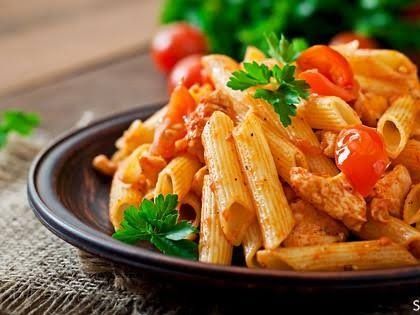pasta with strips pan