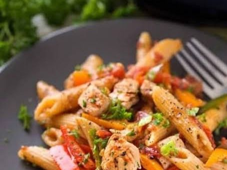 pasta with fajita pan