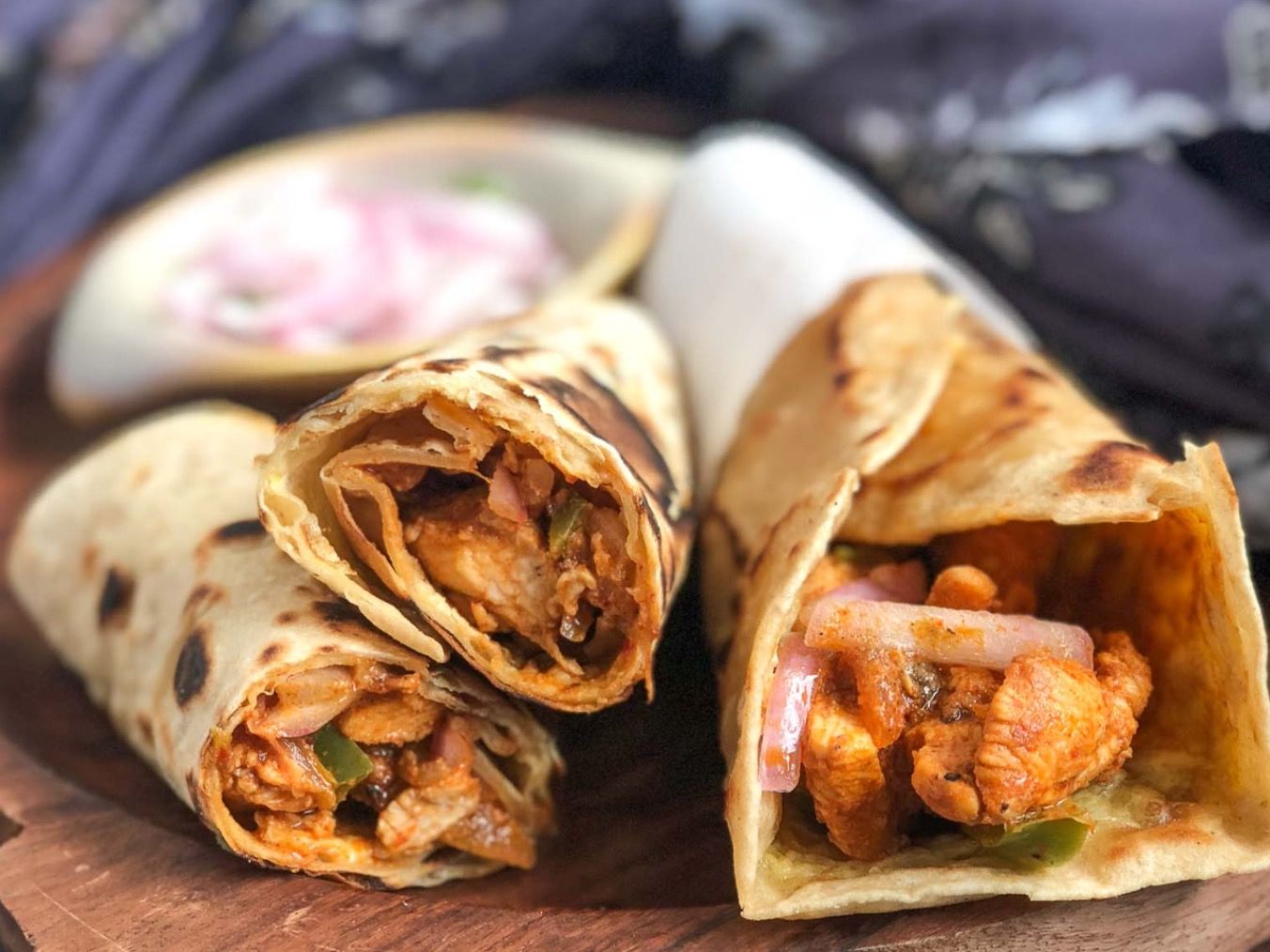 Chicken Kathi Roll Sandwich