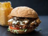 Crunchy Chili Jalapeno Beef Burger Sandwich