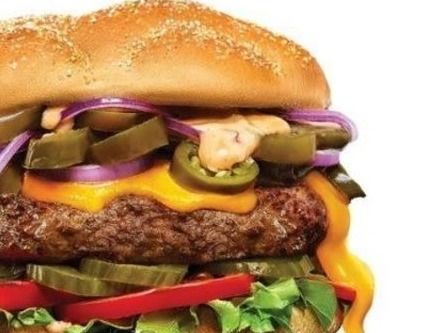 Chili Jalapeno Beef Burger Sandwich
