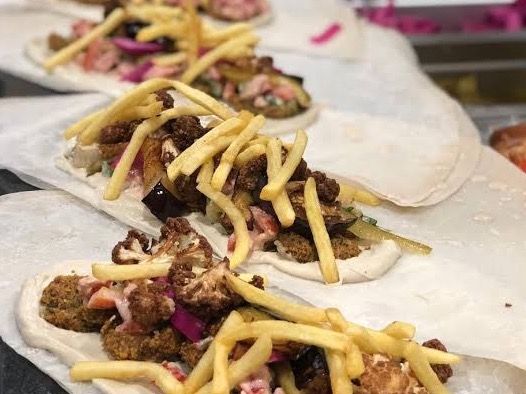 Mix Falafel And French Fries
