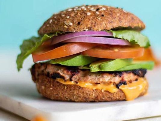Wrap Beef Burger Sandwich