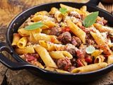 pasta with kofta pan