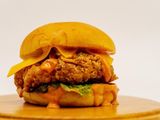Crunchy Chicken With Chili Jalapeno Sandwich